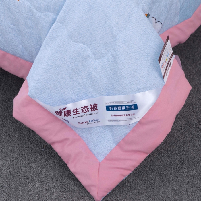 91家纺网 家纺一手货源 找家纺 一米阳光 2020新款大版水洗夏被 兔子