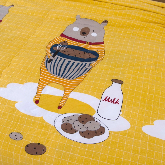 91家纺网 家纺一手货源 找家纺 一米阳光 2020新款大版水洗夏被 小可爱