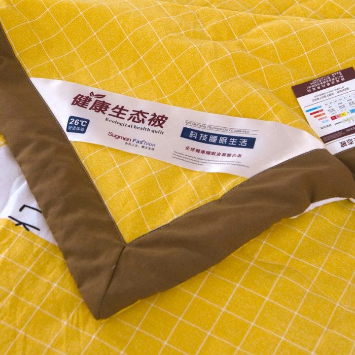 91家纺网 家纺一手货源 找家纺 一米阳光 2020新款大版水洗夏被 小可爱