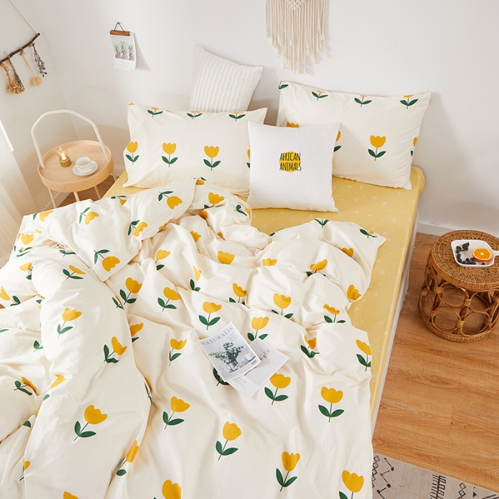 91家纺网 家纺一手货源 找家纺 一米阳光 2024新款13070全棉四件套 小优优