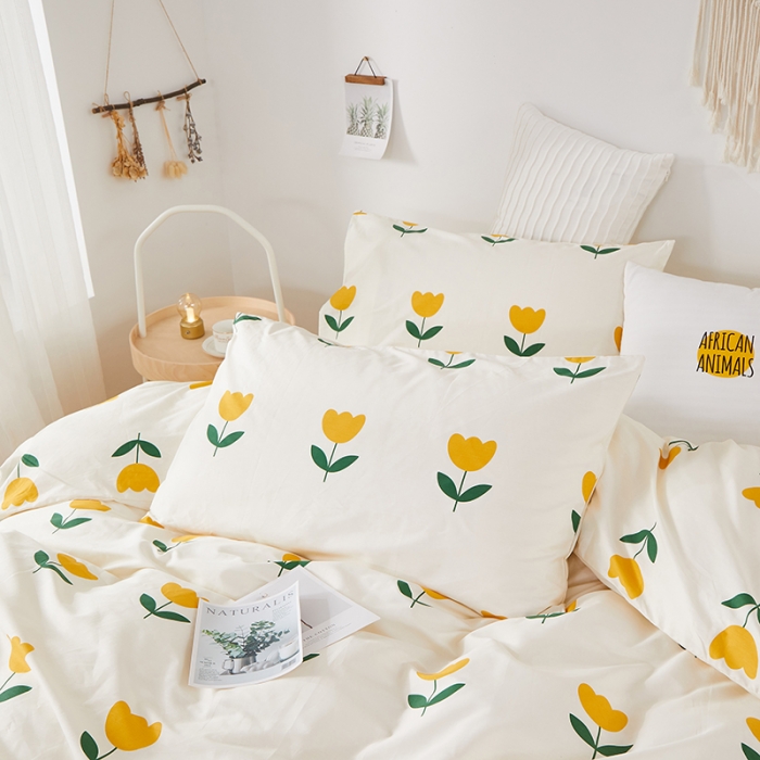 91家纺网 家纺一手货源 找家纺 一米阳光 2024新款13070全棉四件套 小优优