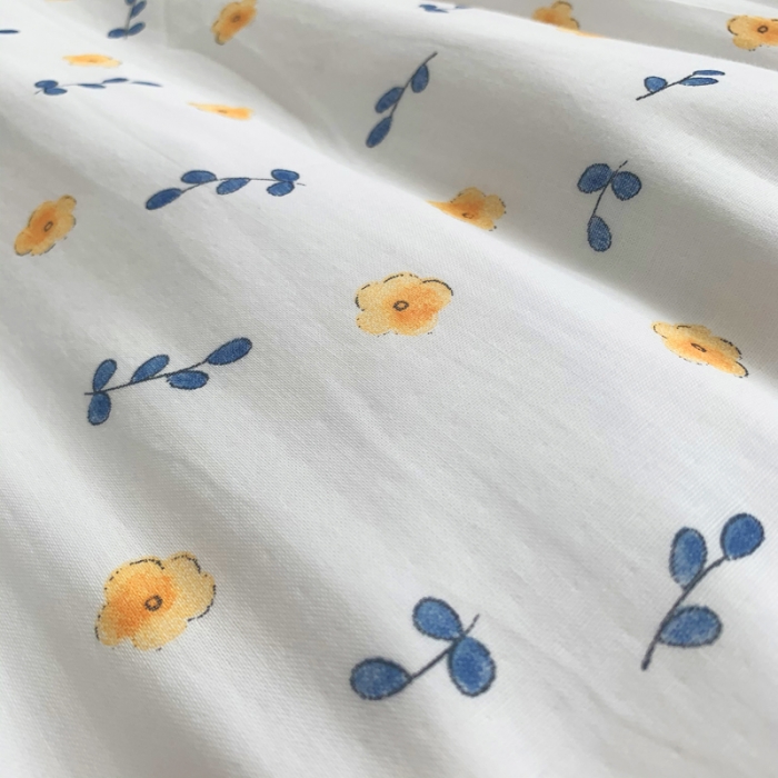 91家纺网 家纺一手货源 找家纺 2021A类全棉双层纱四件套纯棉三件套【小洋槐】