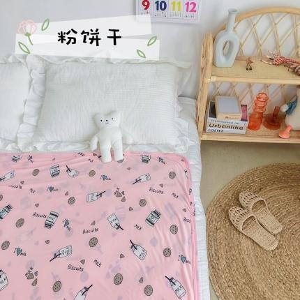 91家纺网 家纺一手货源 找家纺 （总）星期八 2020新款ins卡通针织凉感毯