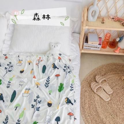 91家纺网 家纺一手货源 找家纺 （总）星期八 2020新款ins卡通针织凉感毯