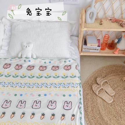 91家纺网 家纺一手货源 找家纺 （总）星期八 2020新款ins卡通针织凉感毯