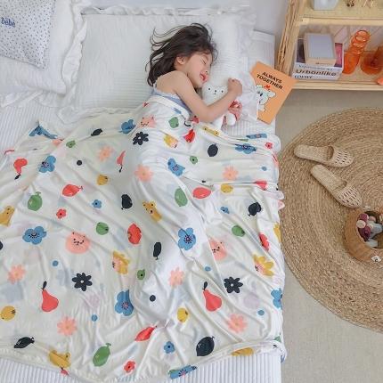 星期八 2020新款ins卡通针织凉感毯 动物花花