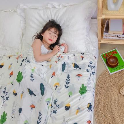 星期八 2020新款ins卡通针织凉感毯 森林