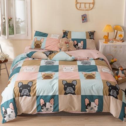 91家纺网 家纺一手货源 找家纺 珺柔 2020新款13372全棉四件套 法斗