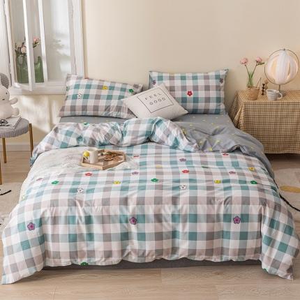 91家纺网 家纺一手货源 找家纺 珺柔 2020新款13372全棉四件套 情书