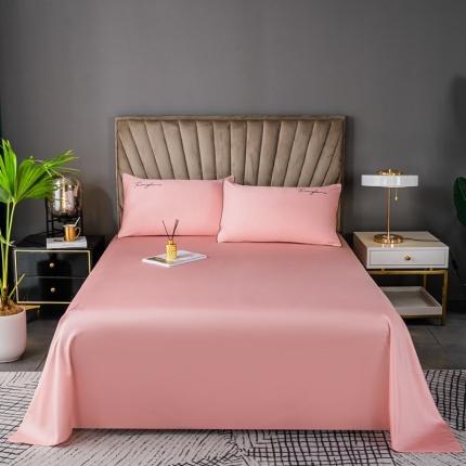 91家纺网 家纺一手货源 找家纺 （总）慕色家纺 2020新款40s全棉贡缎刺绣单床单