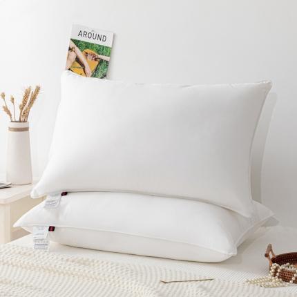 91家纺网 家纺一手货源 找家纺 仁宇枕业 2020新款枕芯 爱丽丝纯白单边酒店高中低枕头