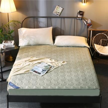 91家纺网 家纺一手货源 找家纺 润淳 2025新款全棉床笠 灰色