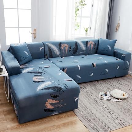 神仙梦 2020新款印花全包沙发套组合图 诗意
