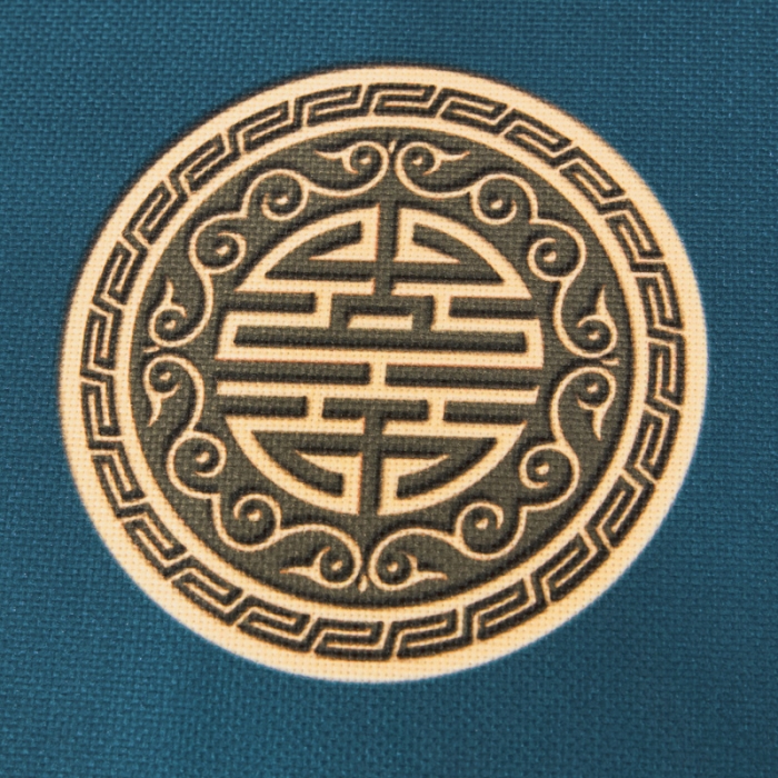 91家纺网 家纺一手货源 找家纺 北辰 2020新款麻布印花新中式坐垫红木沙发垫 富贵-兰