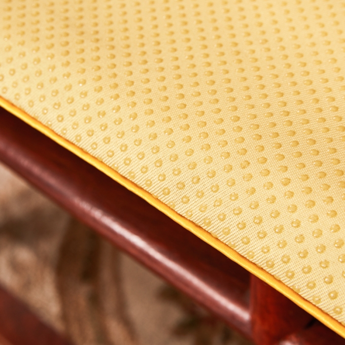 91家纺网 家纺一手货源 找家纺 北辰 2020新款麻布印花新中式坐垫红木沙发垫 富贵-兰