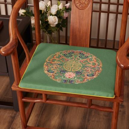 91家纺网 家纺一手货源 找家纺 （总）北辰 2020新款麻布印花新中式坐垫红木沙发垫