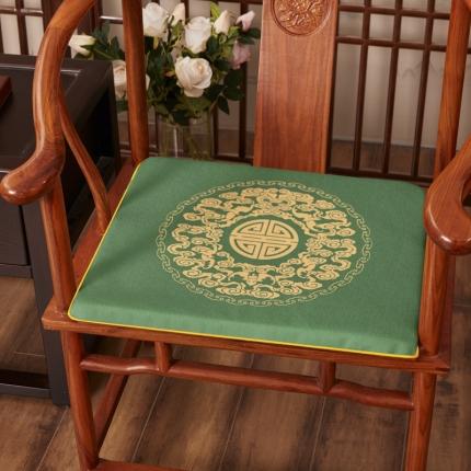 91家纺网 家纺一手货源 找家纺 （总）北辰 2020新款麻布印花新中式坐垫红木沙发垫