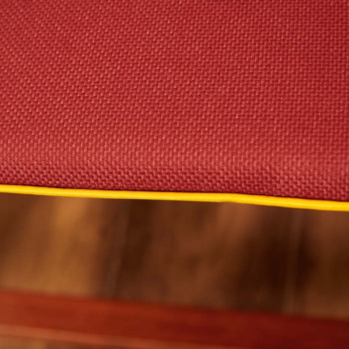 91家纺网 家纺一手货源 找家纺 北辰 2020新款麻布印花新中式坐垫红木沙发垫 吉祥-红