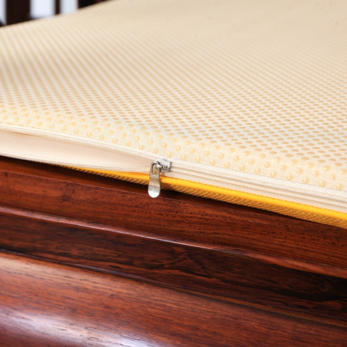 91家纺网 家纺一手货源 找家纺 北辰 2020新款麻布印花新中式坐垫红木沙发垫 中式-金