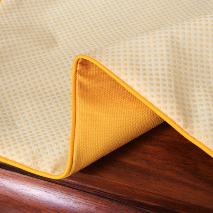 91家纺网 家纺一手货源 找家纺 北辰 2020新款麻布印花新中式坐垫红木沙发垫 中式-金