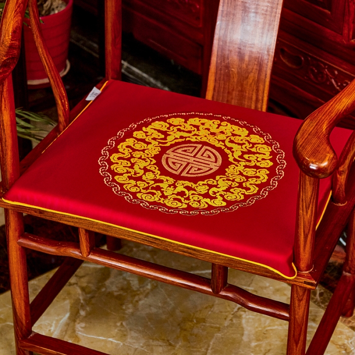 91家纺网 家纺一手货源 找家纺 （总）北辰 2020新款高精密绣花新中式坐垫红木沙发垫