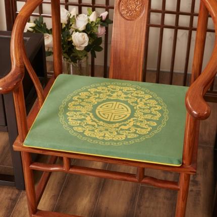 91家纺网 家纺一手货源 找家纺 （总）北辰 2020新款绒布印花新中式坐垫红木沙发垫系列