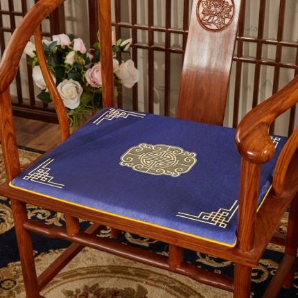 91家纺网 家纺一手货源 找家纺 （总）北辰 2020新款冰丝印花新中式坐垫红木沙发垫