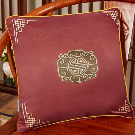 91家纺网 家纺一手货源 找家纺 （总）北辰 2020新款冰丝印花新中式抱枕