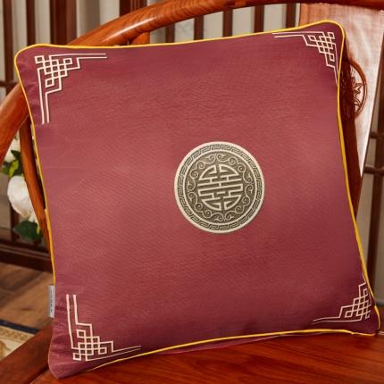 91家纺网 家纺一手货源 找家纺 （总）北辰 2020新款冰丝印花新中式抱枕