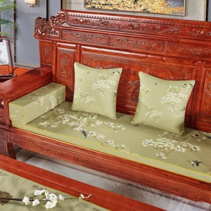 北辰 2020新款中式沙发垫（3） 翠玉兰