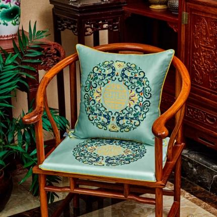 91家纺网 家纺一手货源 找家纺 （总）北辰 2020新款高精密刺绣新中式抱枕