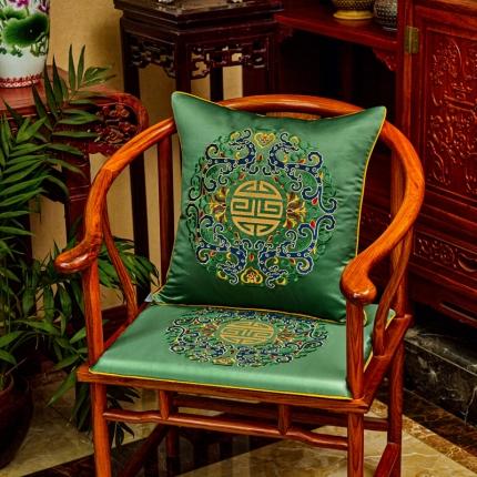 91家纺网 家纺一手货源 找家纺 （总）北辰 2020新款高精密刺绣新中式抱枕