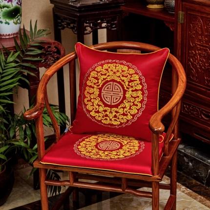 91家纺网 家纺一手货源 找家纺 （总）北辰 2020新款高精密刺绣新中式抱枕