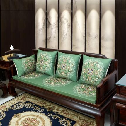 91家纺网 家纺一手货源 找家纺 （总）北辰 2020新款麻布印花沙发垫系列