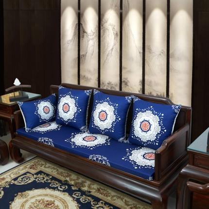 91家纺网 家纺一手货源 找家纺 （总）北辰 2020新款麻布印花沙发垫系列