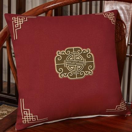 91家纺网 家纺一手货源 找家纺 （总1）北辰 2020新款麻布印花新中式抱枕