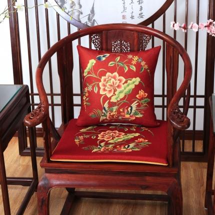 91家纺网 家纺一手货源 找家纺 （总1）北辰 2020新款麻布印花新中式抱枕