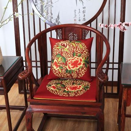 91家纺网 家纺一手货源 找家纺 （总1）北辰 2020新款麻布印花新中式抱枕