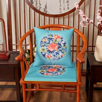 91家纺网 家纺一手货源 找家纺 （总1）北辰 2020新款麻布印花新中式抱枕