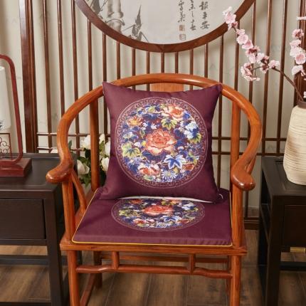 91家纺网 家纺一手货源 找家纺 （总1）北辰 2020新款麻布印花新中式抱枕