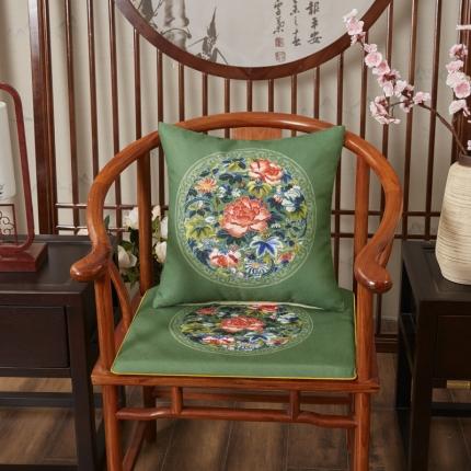 91家纺网 家纺一手货源 找家纺 （总1）北辰 2020新款麻布印花新中式抱枕