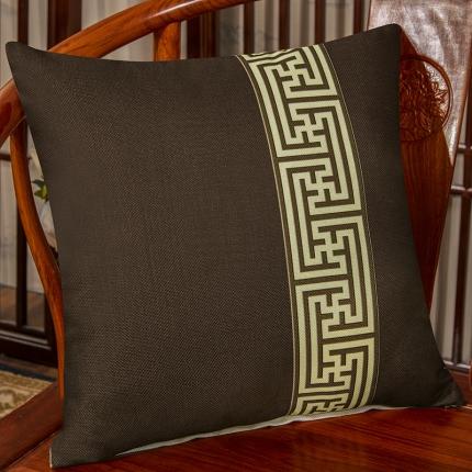 91家纺网 家纺一手货源 找家纺 （总1）北辰 2020新款麻布印花新中式抱枕