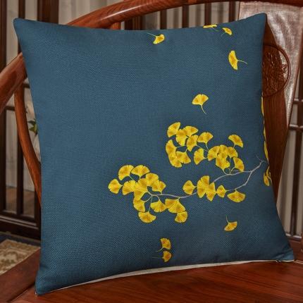 91家纺网 家纺一手货源 找家纺 （总1）北辰 2020新款麻布印花新中式抱枕