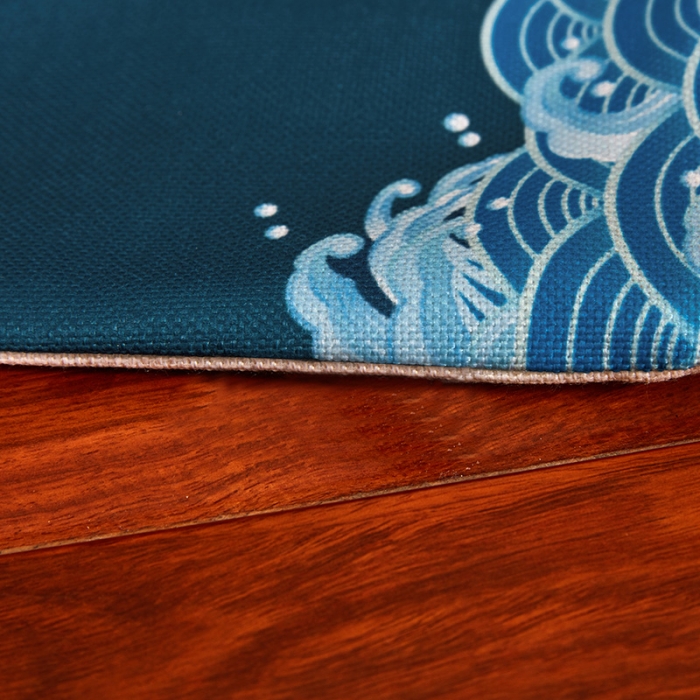 91家纺网 家纺一手货源 找家纺 北辰 2020新款麻布印花新中式抱枕 潜龙