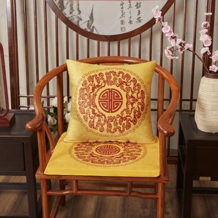 91家纺网 家纺一手货源 找家纺 （总）北辰 2020新款绒面双面印花新中式抱枕