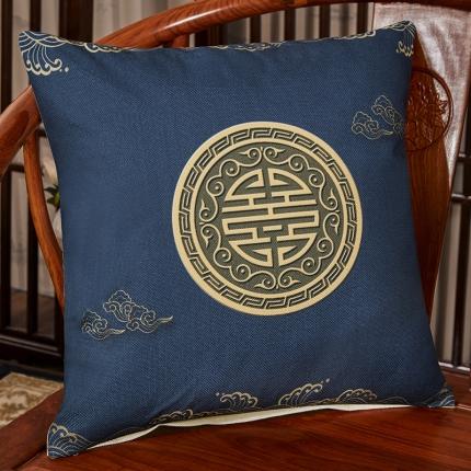 91家纺网 家纺一手货源 找家纺 （总2）北辰 2020新款麻布印花新中式抱枕