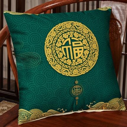 91家纺网 家纺一手货源 找家纺 （总2）北辰 2020新款麻布印花新中式抱枕