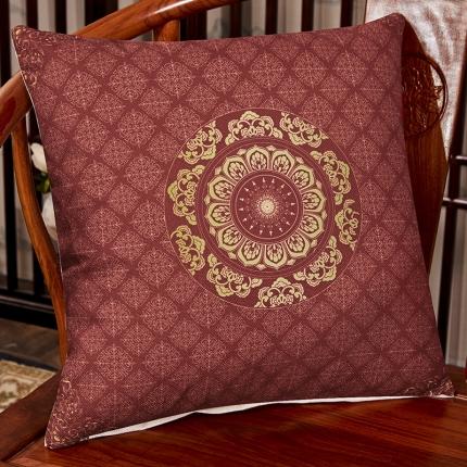 91家纺网 家纺一手货源 找家纺 （总2）北辰 2020新款麻布印花新中式抱枕