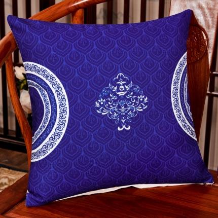 91家纺网 家纺一手货源 找家纺 （总2）北辰 2020新款麻布印花新中式抱枕