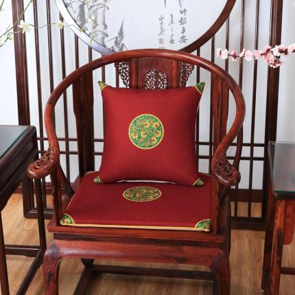 91家纺网 家纺一手货源 找家纺 （总2）北辰 2020新款麻布印花新中式抱枕